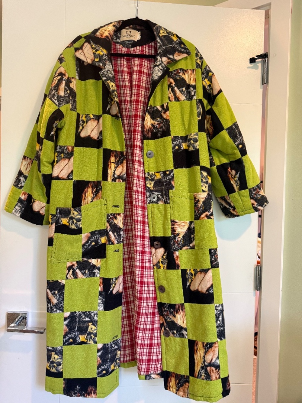 Fashion Brand Company Biker Chick Quilt Coat Sz M/L